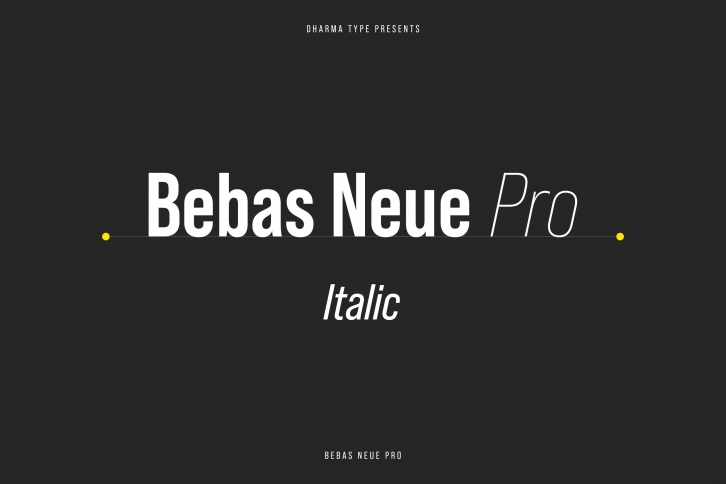 Bebas Neue Pro Font Download