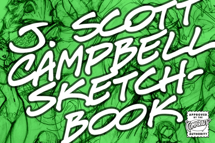 J. Scott Campbell Sketchbook Font Download