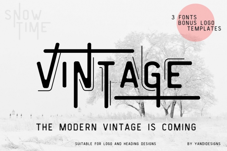 Vintage Modern Typeface Font Download