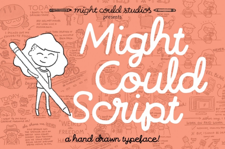 Might Could Script Font Download