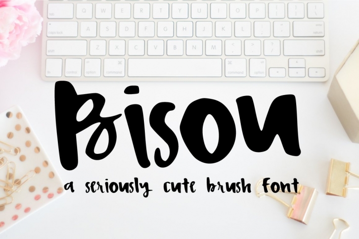 Bisou Script Handwritten Brush Font Download