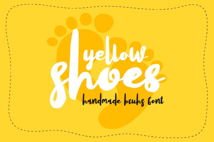 Yellow shoes Font Download