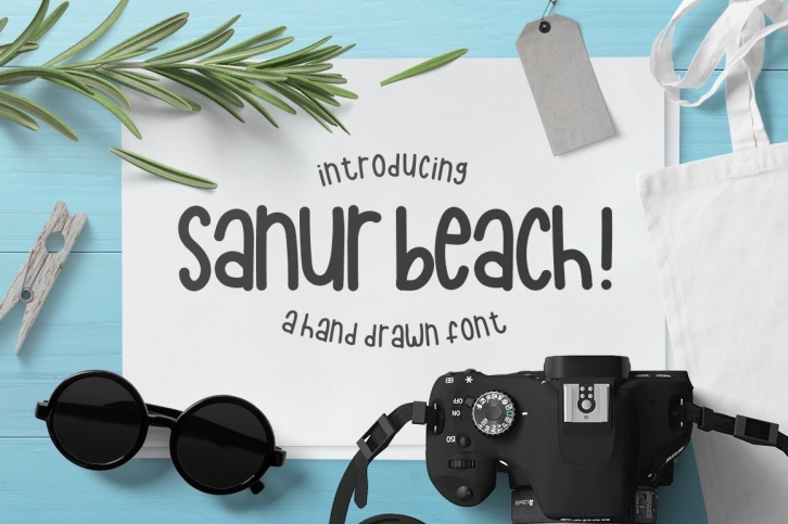 Sanur Beach Font Download