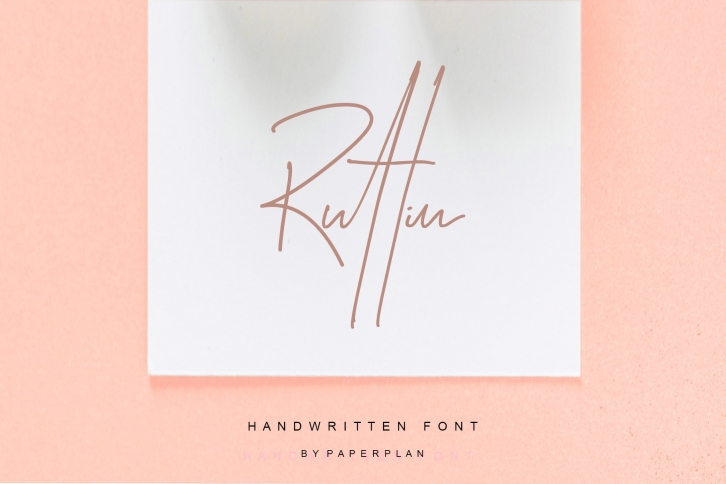 Ruttin Signature Font Download