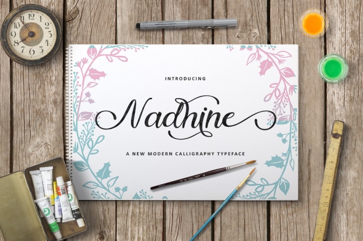 Nadhine Script Font Download