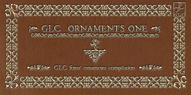 GLC Ornaments One OTF Font Download