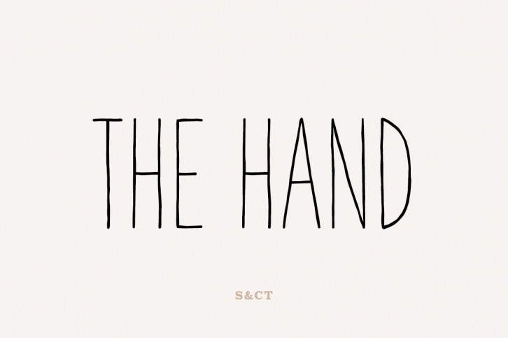 The Hand Collection (7 fonts) Font Download