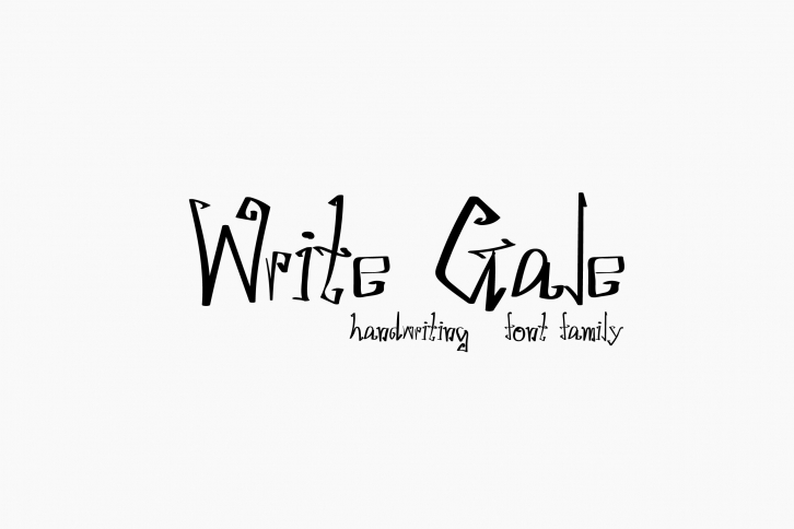 Write Gale Font Download