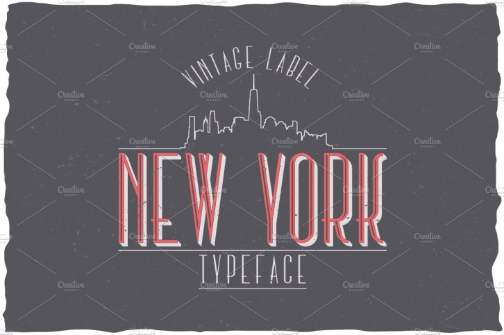 New York Label Typeface Font Download