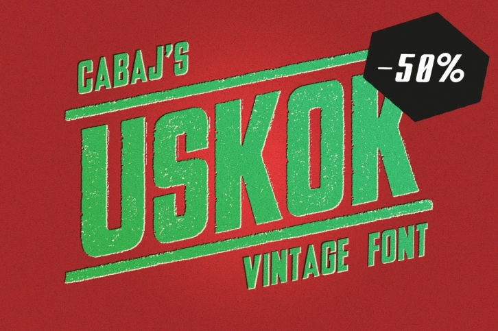 USKOK Vintage Font Download