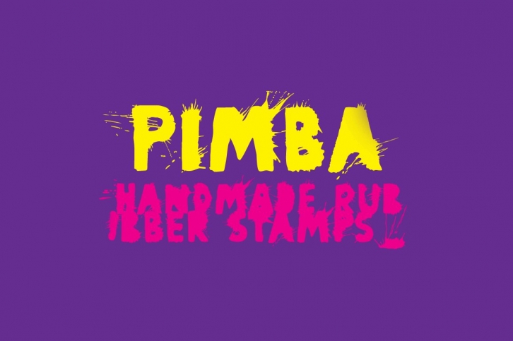 Digital font Pimba Font Download