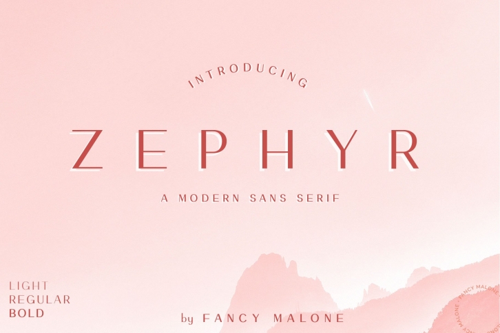 ZEPHYR Sans Serif Font Download