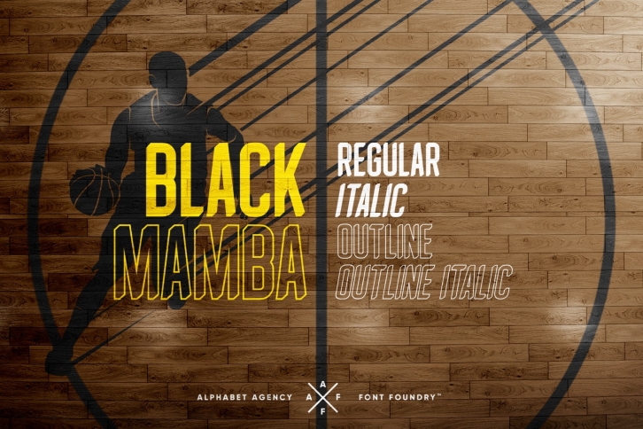 BLACK MAMBA FONT FAMILY Font Download