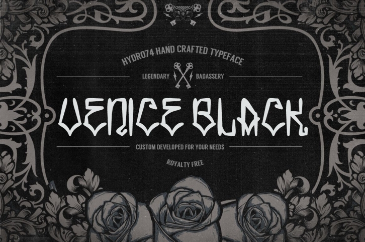 Venice Black Font Download