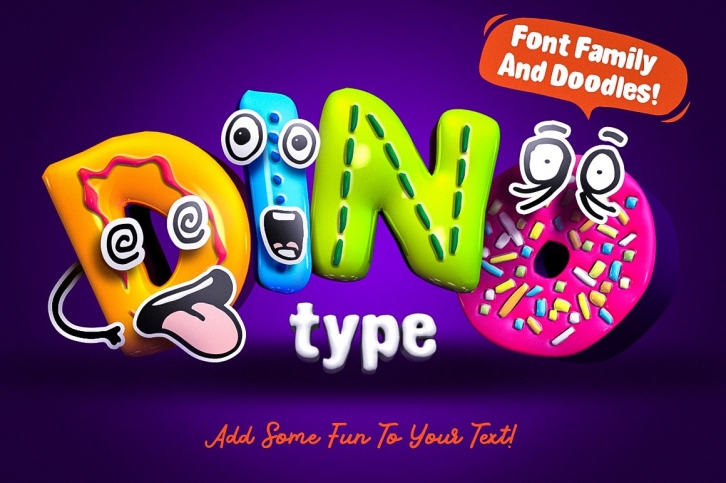 DinoType Family+Bonus Font Download