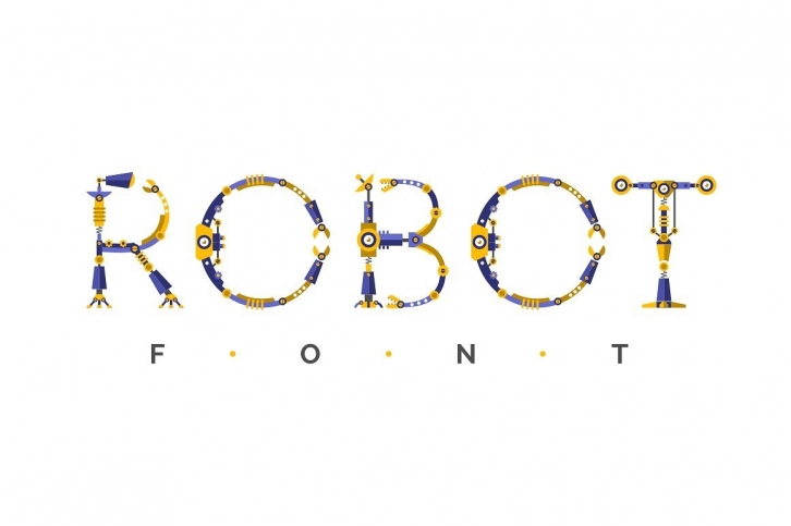 Robot font + Bonus Robots knights Font Download