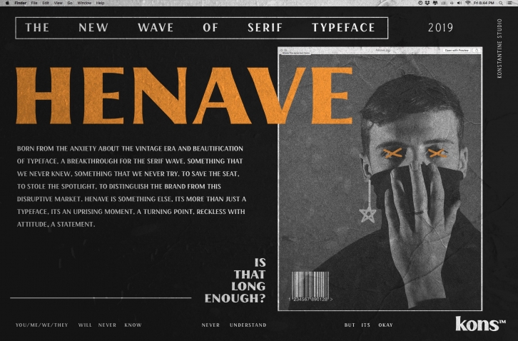 HENAVE Font Download