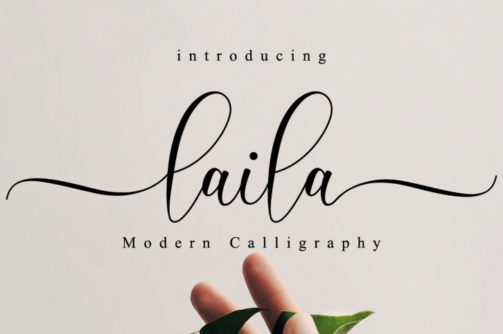 Laila // Modern Script Font Download
