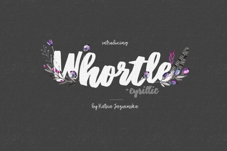 Whortle Handwritten Cyrillic Script Font Download