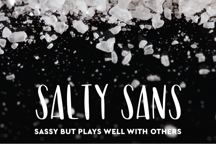 Salty Sans Typeface Font Download