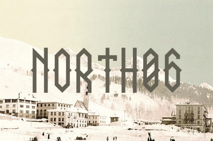 NORTH 06 Font Download