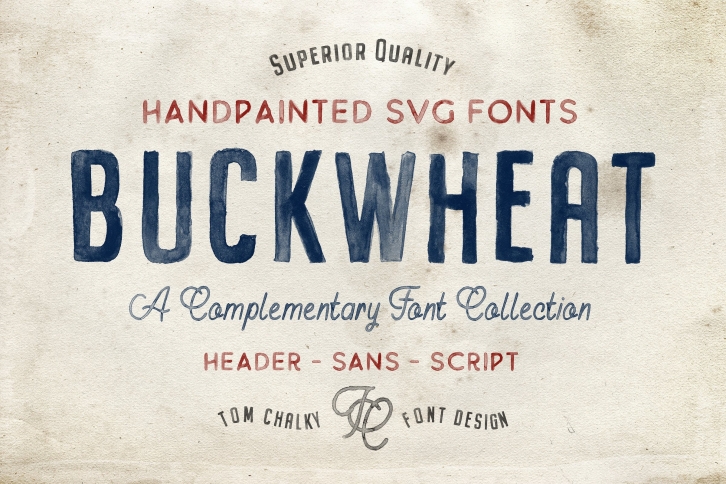 Buckwheat Opentype SVG Font Download