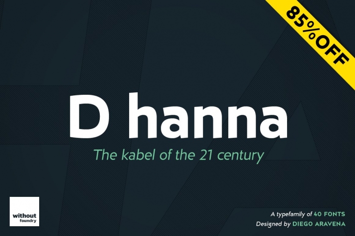 D hanna · 85% Off! Font Download