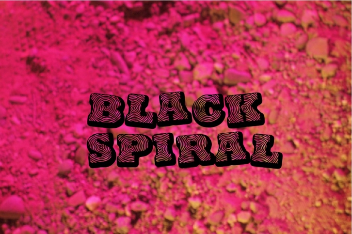 BlackSpiral Font Download