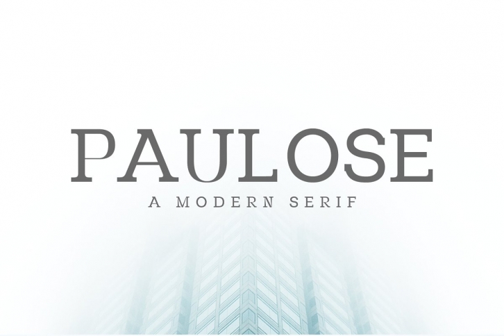 Paulose Modern Serif Family Font Download