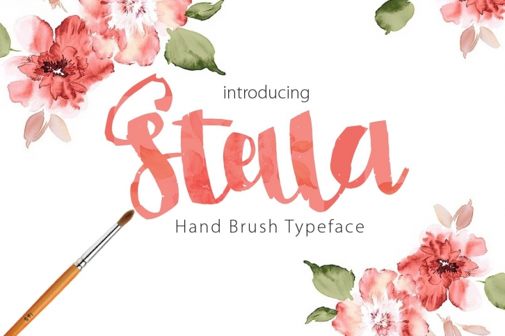 Stella script typeface Font Download