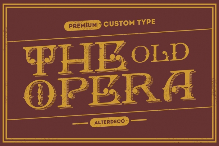OldOpera custom type Font Download