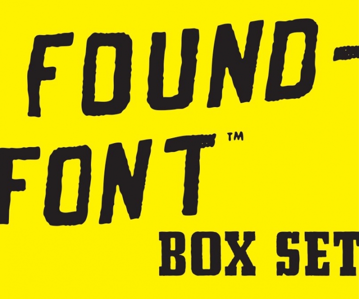 FOUNDFONT BOX SET Font Download
