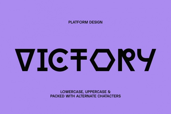 Victory â€“ Futuristic Display Font Download