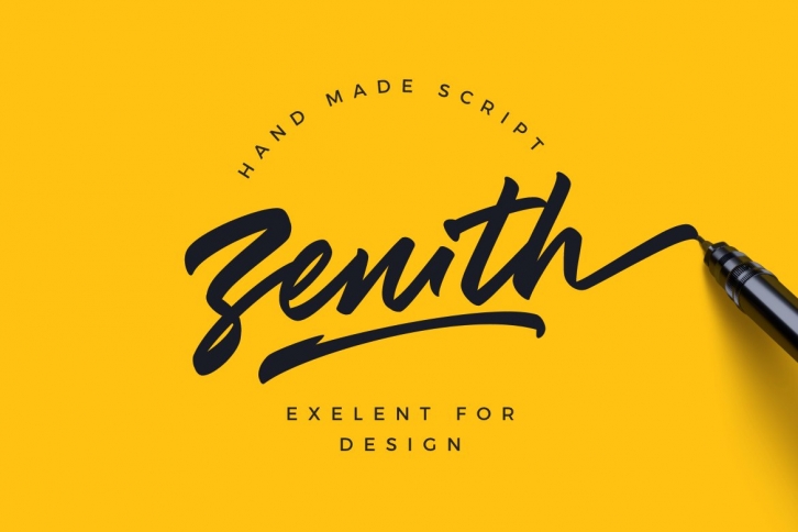 Zenith Script Font Download