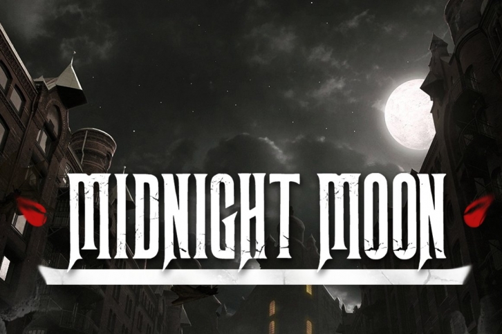 Midnight Moon © Font Download