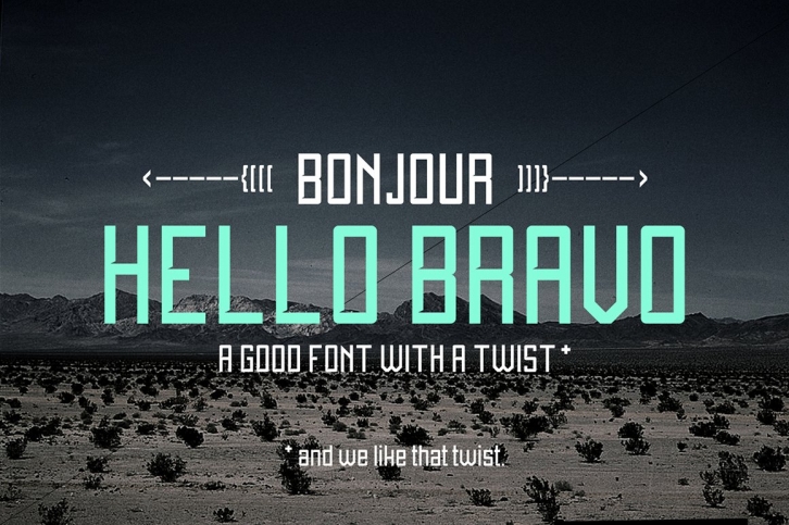 Hello Bravo Font Download