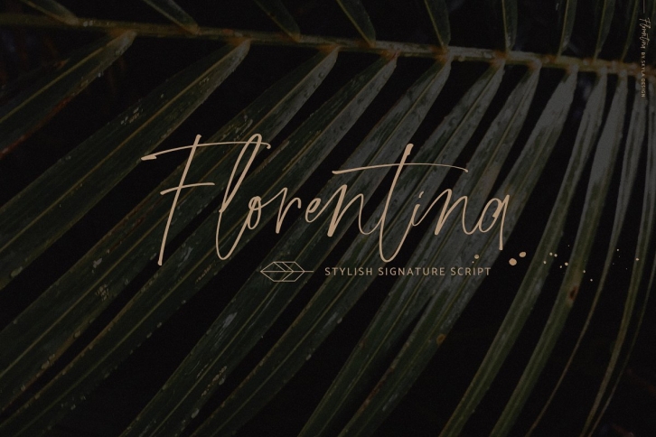 Florentina stylish signature script Font Download