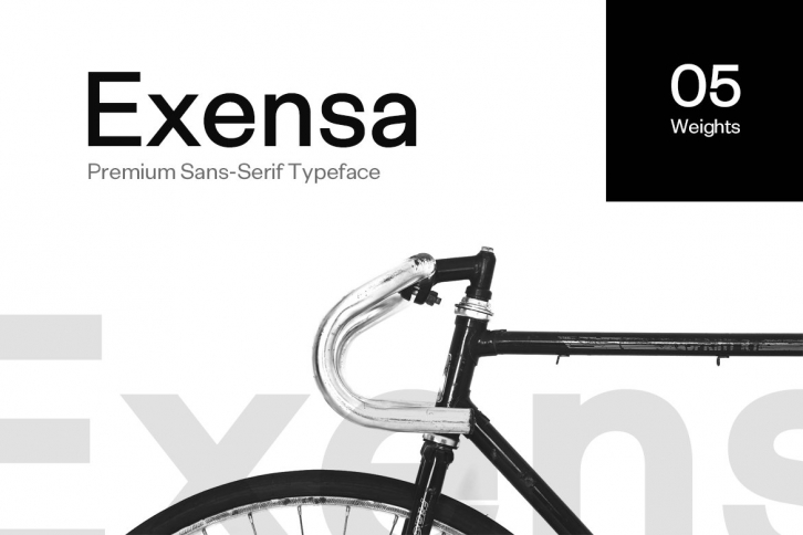Exensa Grotesk Typeface + Web Font Download