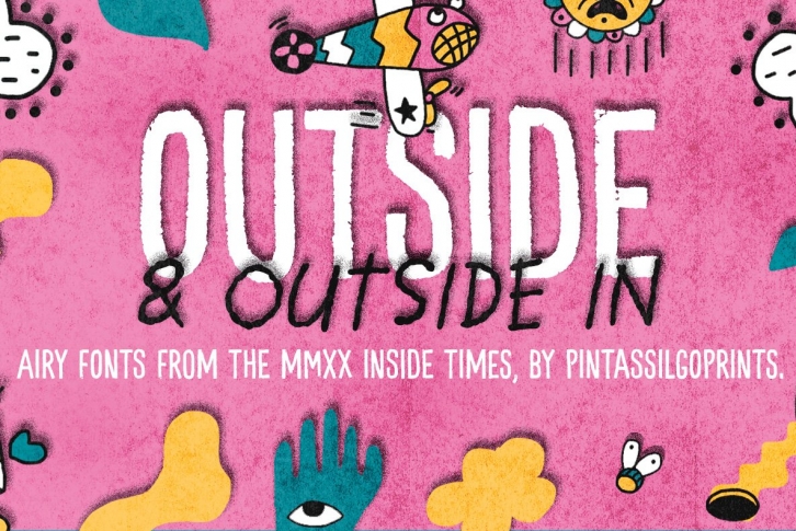 Outside intro offer 40% off Font Download