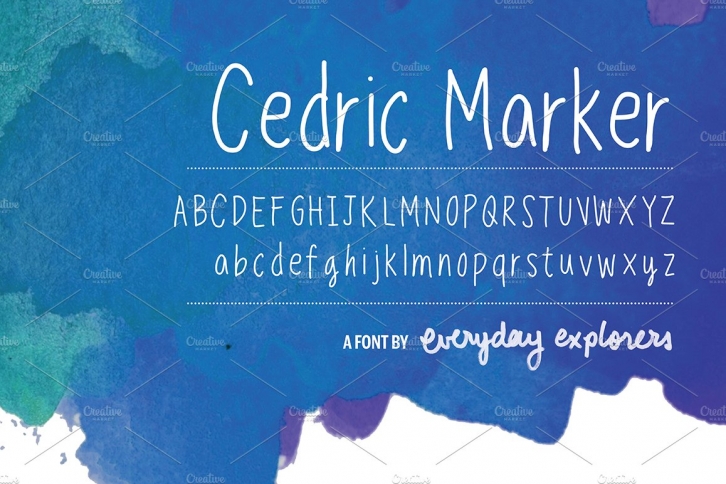 Cedric Marker Font Download