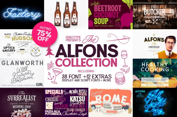 Alfons Collection -50% off Font Download
