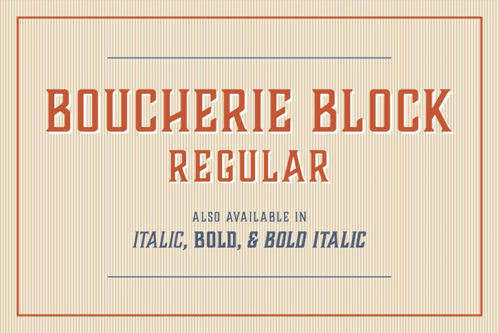 Boucherie Block Regular Font Download