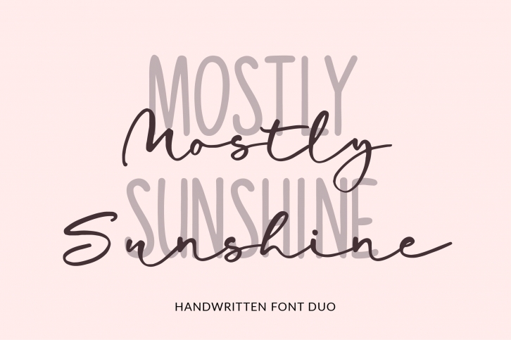Mostly Sunshine Duo Font Download