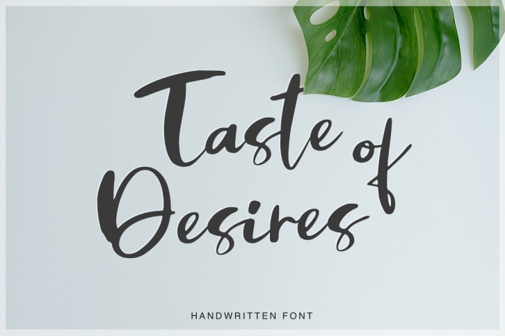 Taste of Desires Font Download