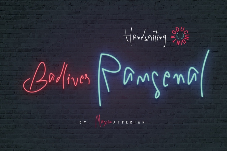Badliver Ramsenal Handwriting Font Download