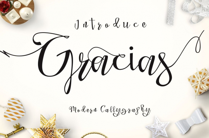 Gracias Script + Extras Font Download