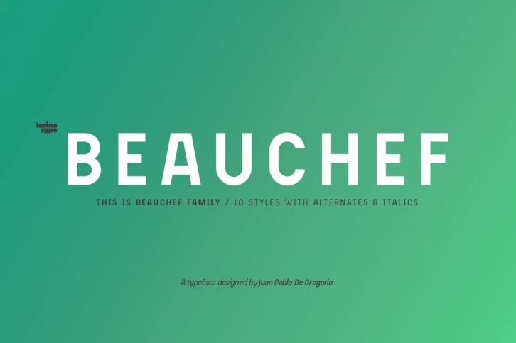 Beauchef Family Font Download