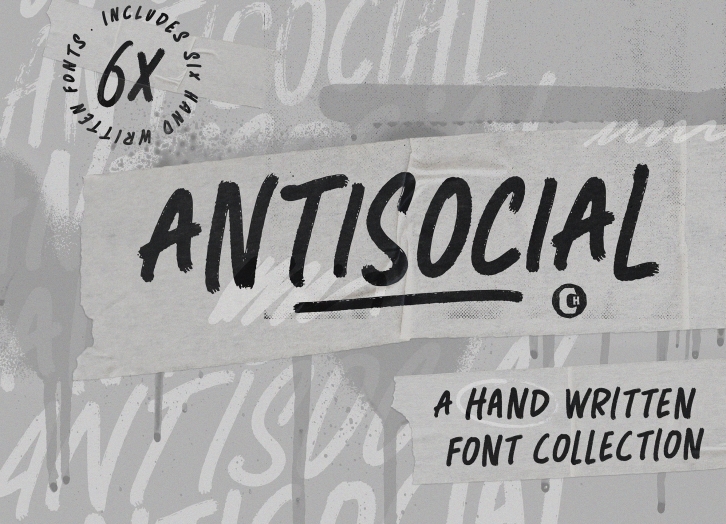ANTISOCIAL Collection Font Download