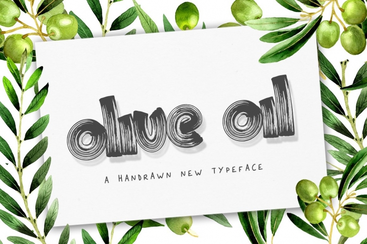 Olive Oil (ONLY $9) Font Download
