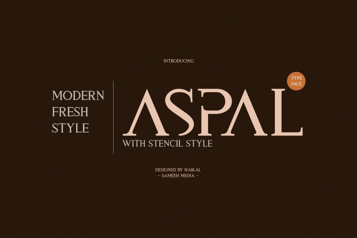 Aspal Typeface Font Download